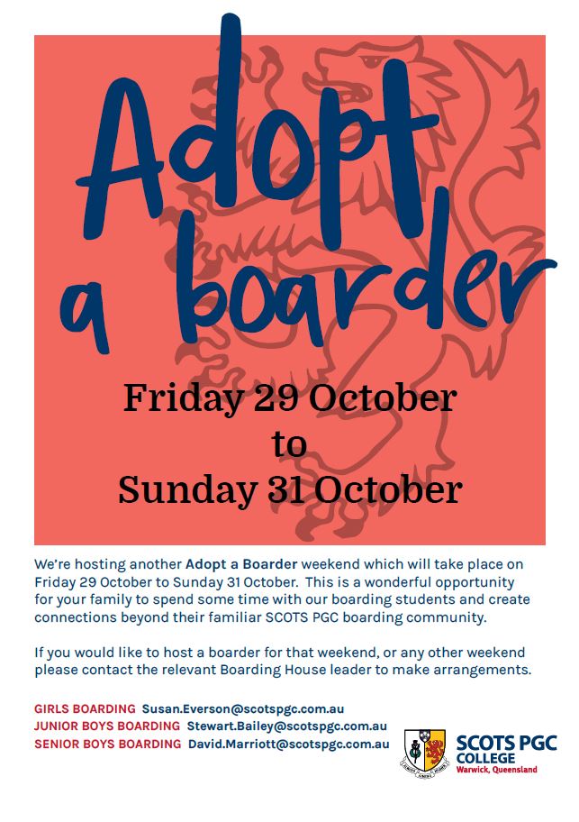 Adopt a Boarder | Next weekend! featured image